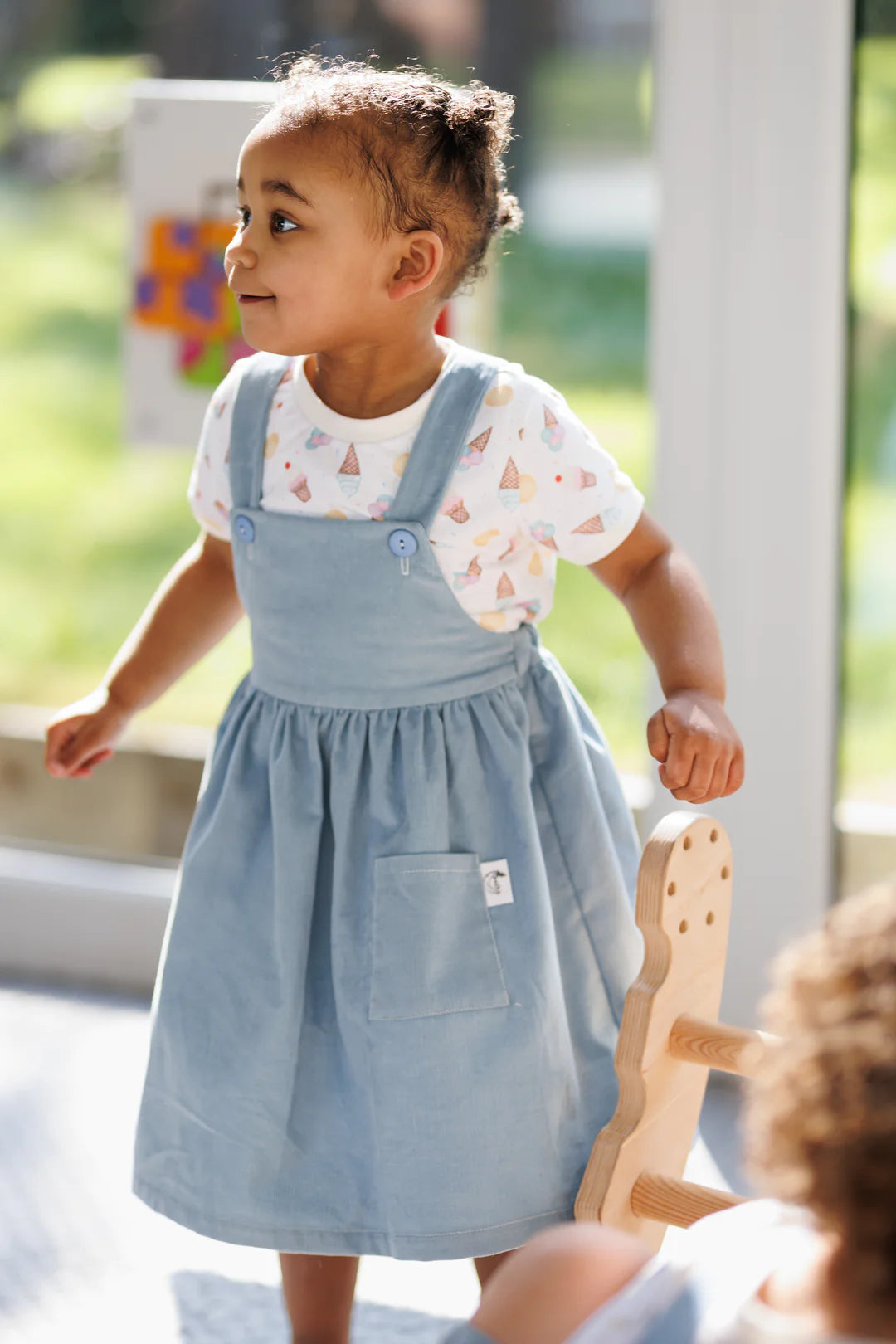 Baby cord outlet pinafore dress