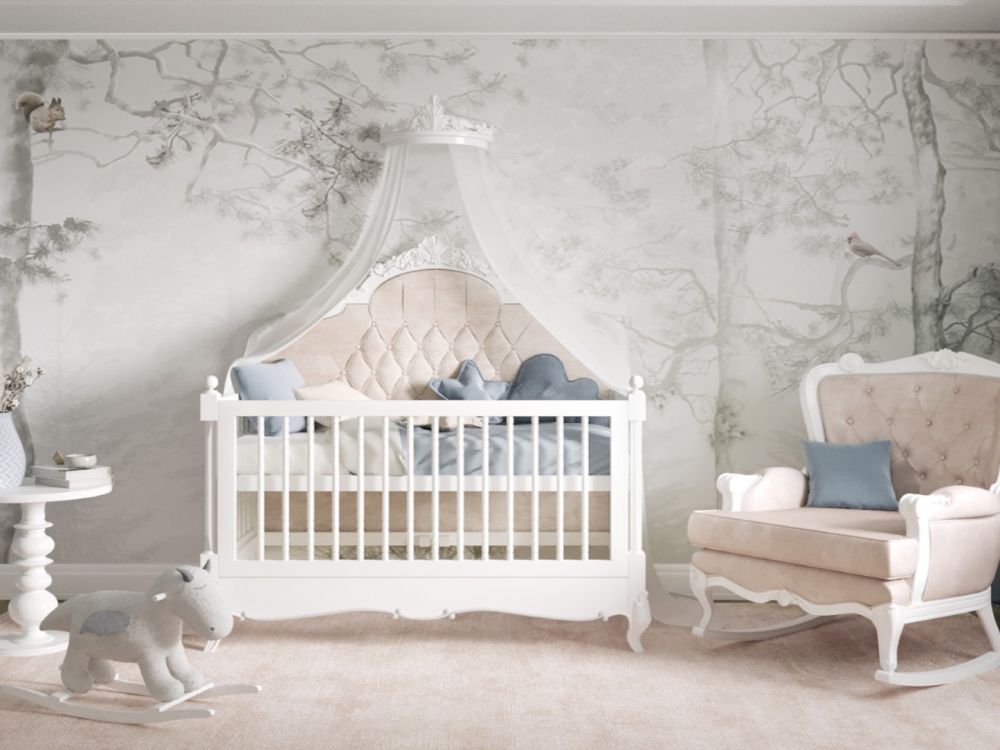 Luxury cot hot sale bed