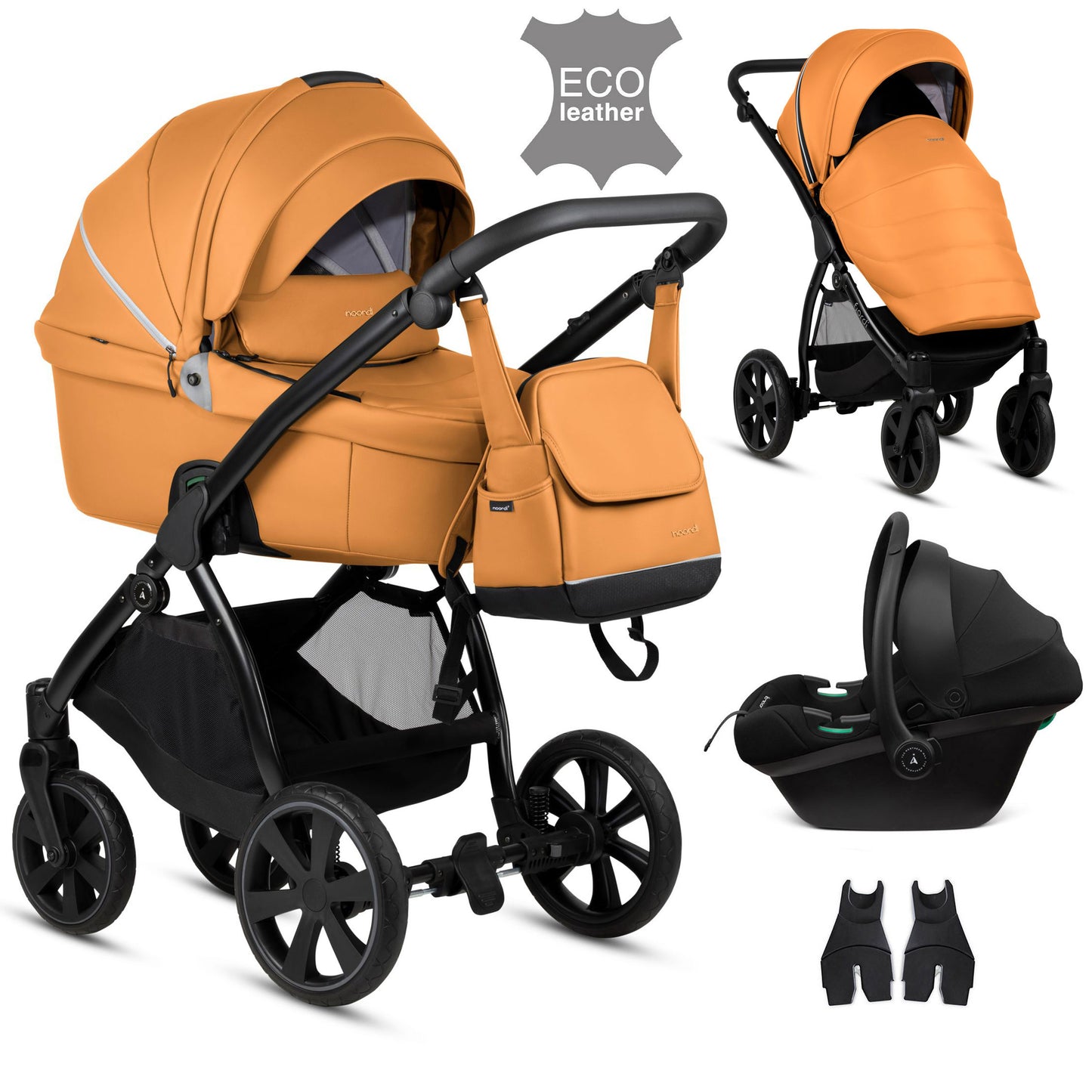 Noordi Fjordi Leather Terra Travel System - Camel