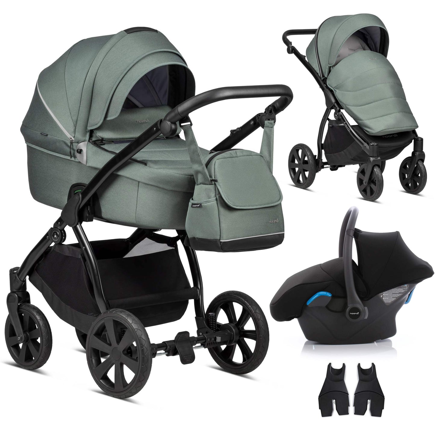 Noordi Fjordi 3 in 1 Pushchair Pram Travel System