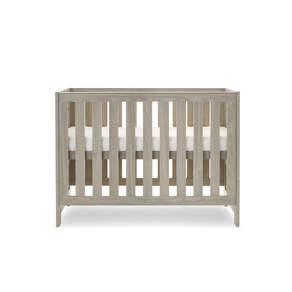 Obaby Nika Mini 2 Piece Nursery Room Furniture Set - Grey Wash