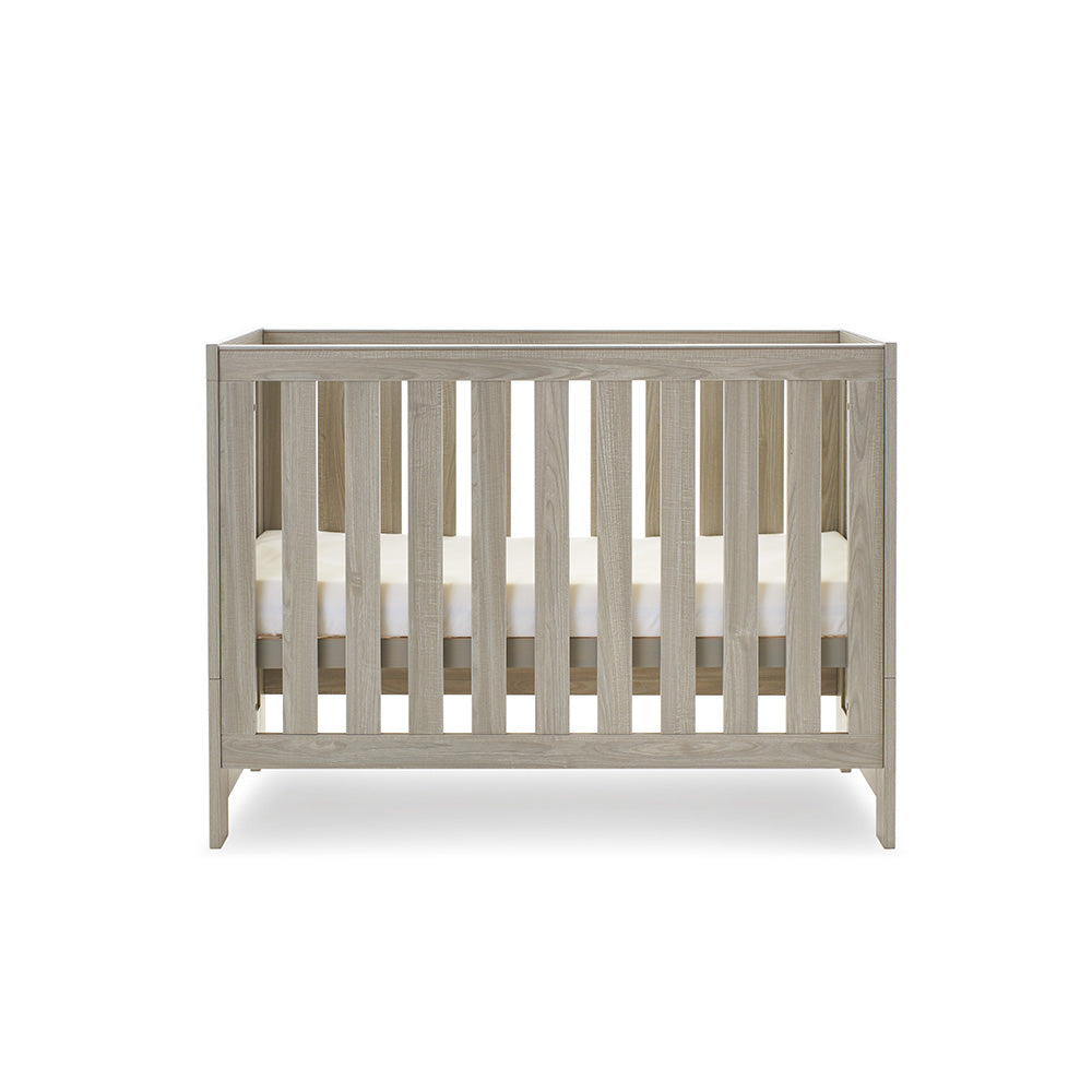 Obaby Nika Mini 2 Piece Nursery Room Furniture Set - Grey Wash