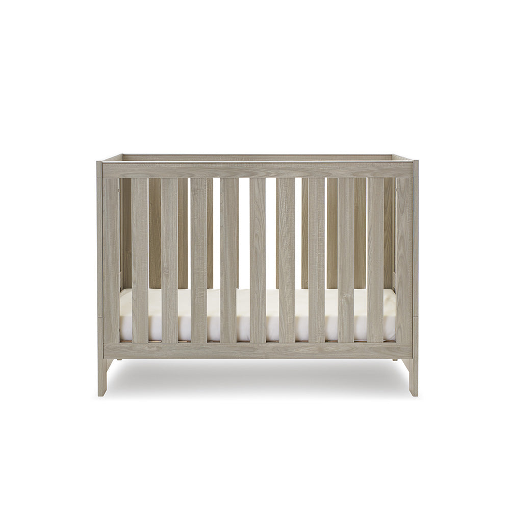 Obaby Nika Mini 2 Piece Nursery Room Furniture Set - Grey Wash