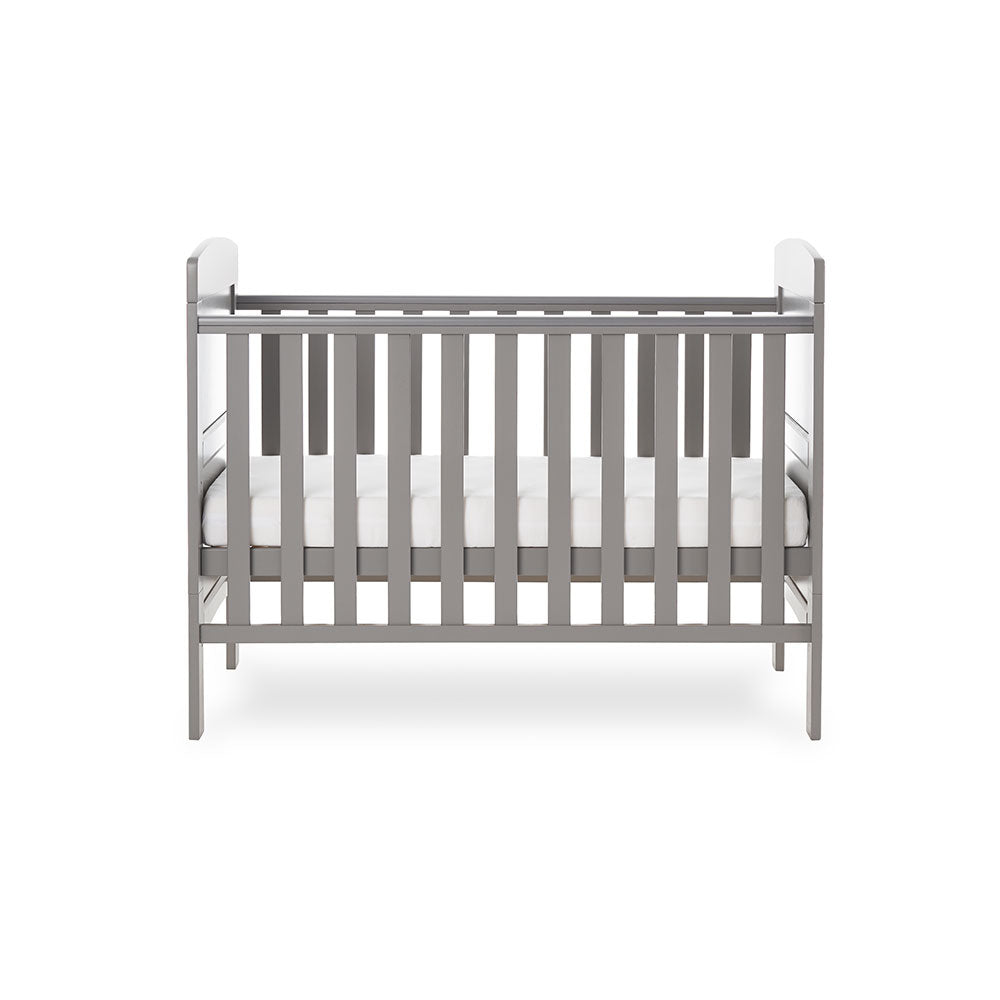 Obaby Grace Mini Cot Bed - Taupe Grey