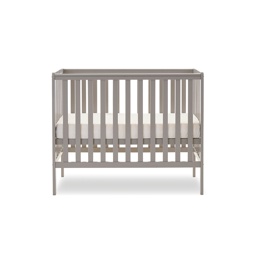 Obaby Bantam Space Saver Cot - Warm Grey