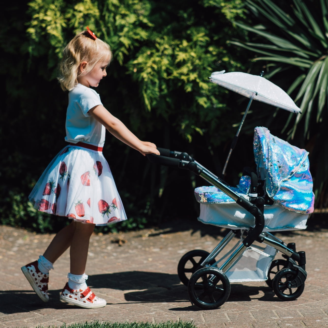 Luxury dolls pram hotsell