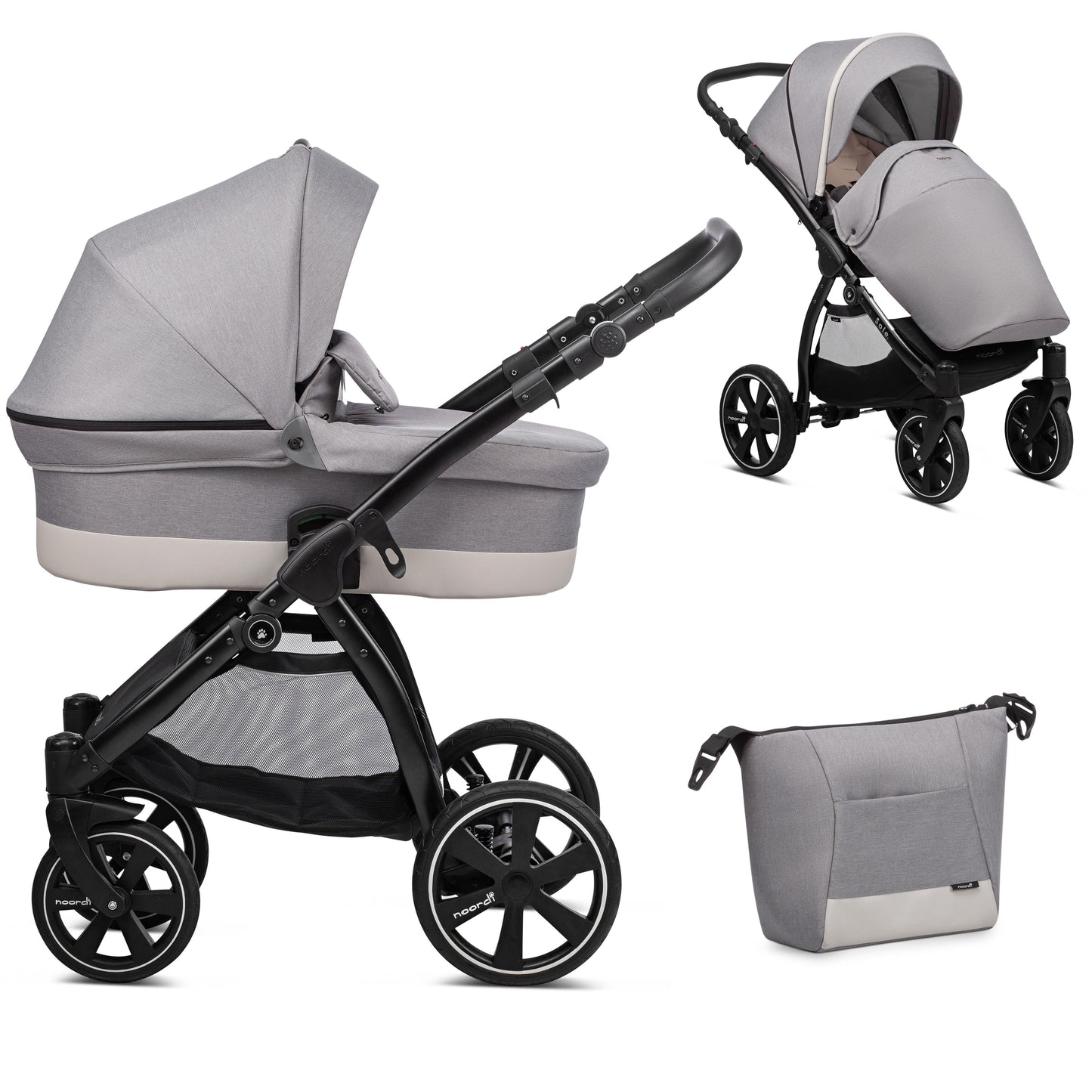 Noordi Sole Go 2 in 1 Pushchair Pram Travel System