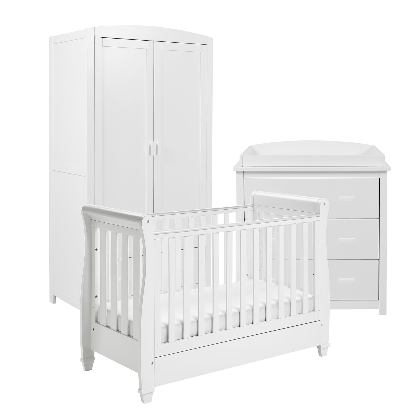 Babymore Eva 3 Piece Nursery Room Furniture Set