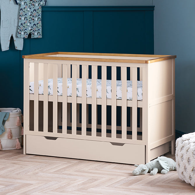 Obaby Evie Mini Cot Bed Cashmere