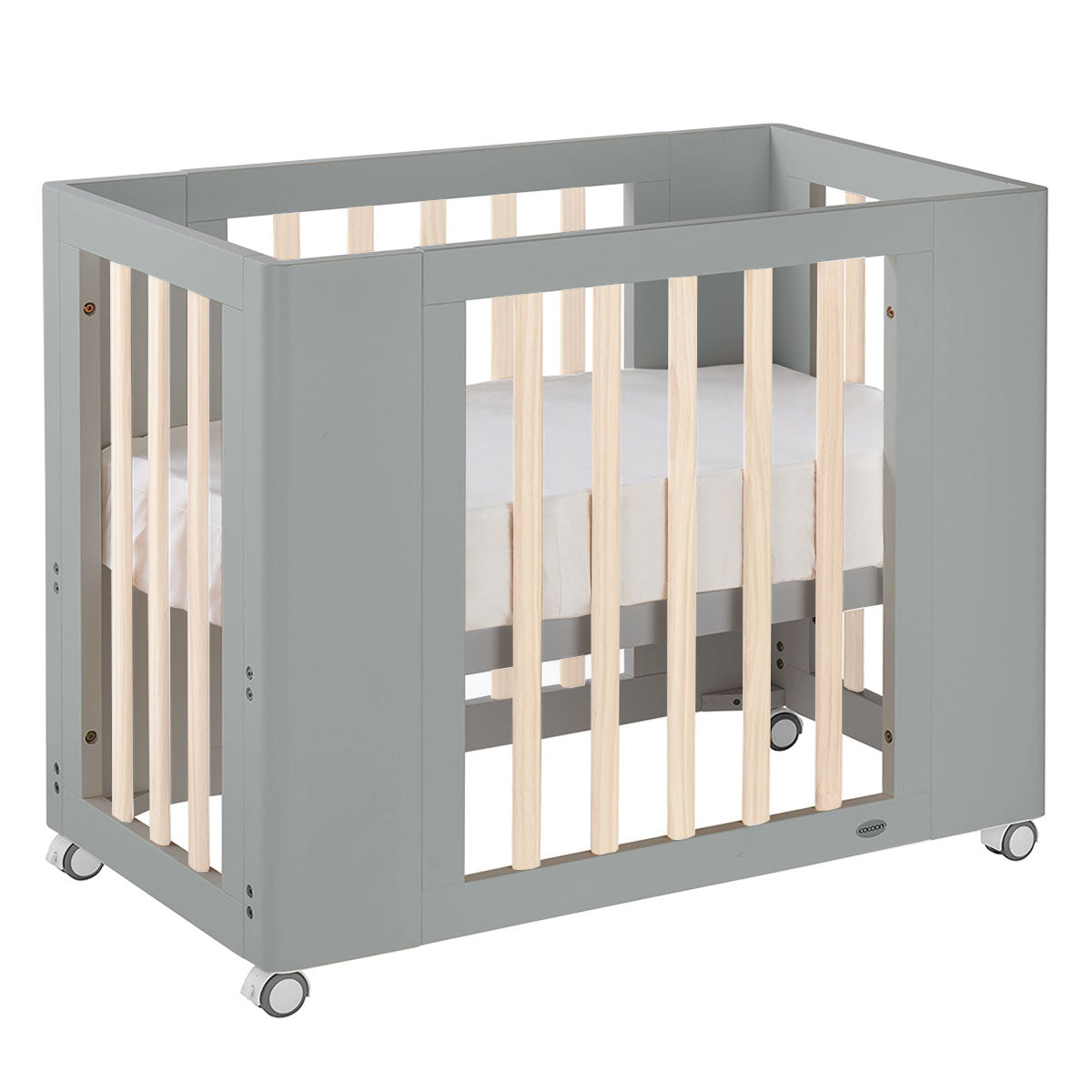 Cocoon Evoke 4 in 1 Crib Cotbed Toddler bed & Sofa Dove Grey