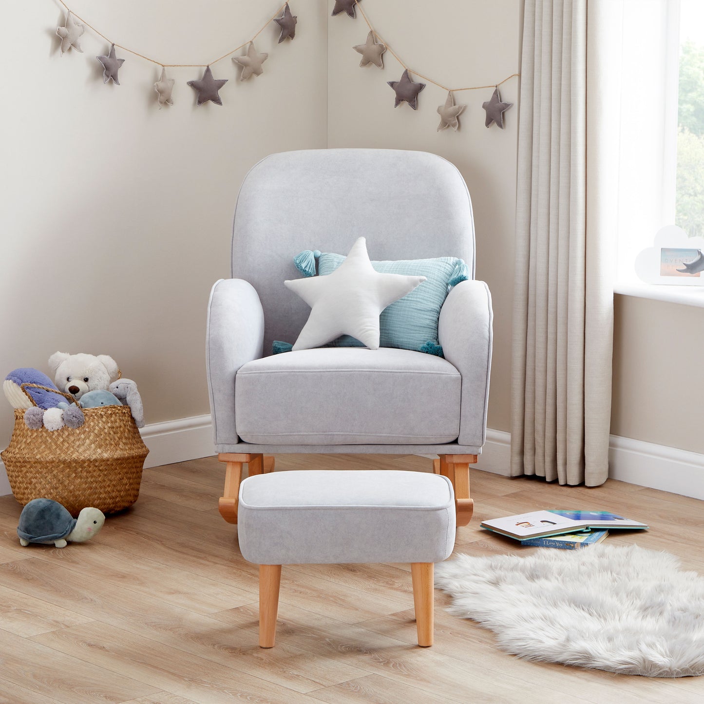 Freya Nursing Chair with Stool