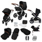 Ickle Bubba Stomp V4 All In One Pushchair Pram Travel System & Isofix Base