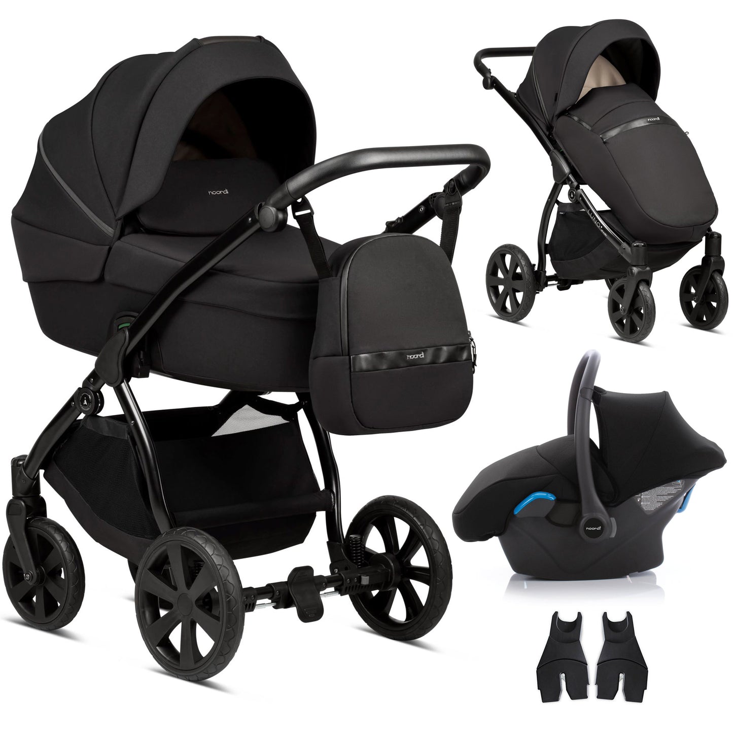 Noordi Luno All-Trails 2 in 1 Pushchair Pram