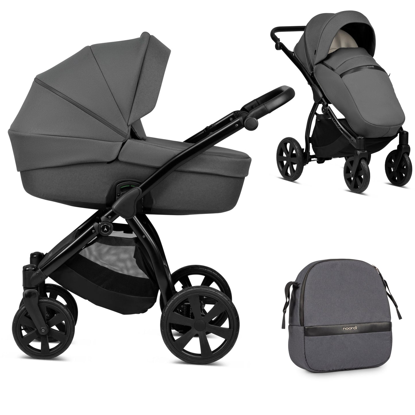 Noordi Luno All-Trails 2 in 1 Pushchair Pram