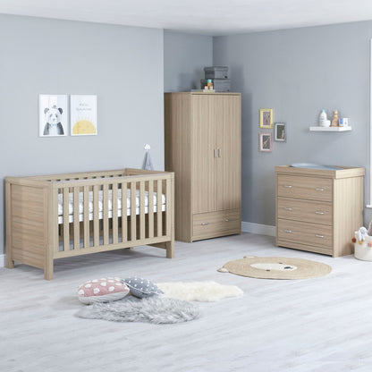 Babymore Luno 3 Piece Nursery Room Furniture Set