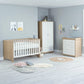 Babymore Luno 3 Piece Nursery Room Furniture Set