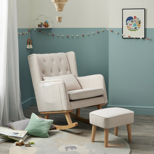 Babymore Lux Nursing Chair & Footstool