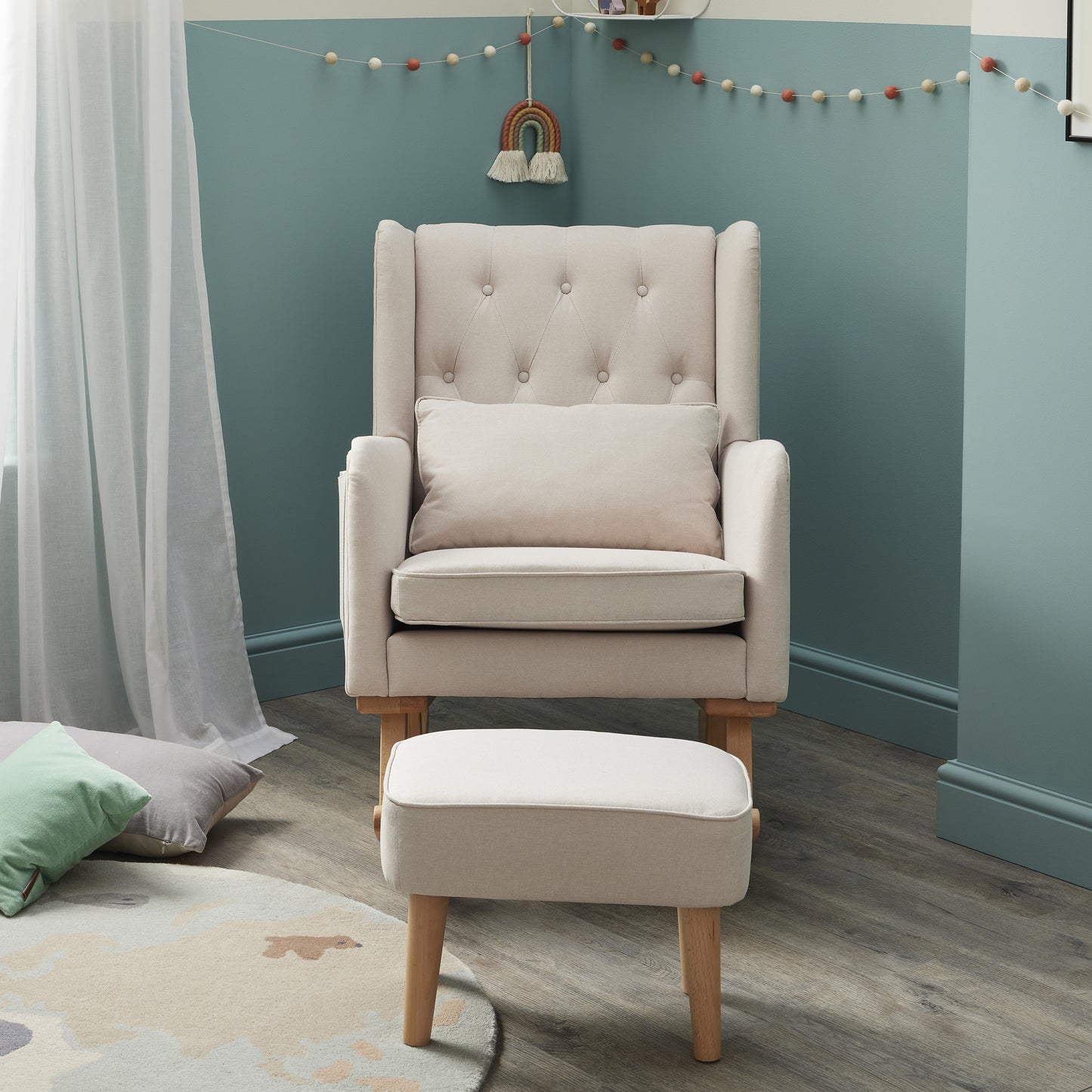 Babymore Lux Nursing Chair & Footstool