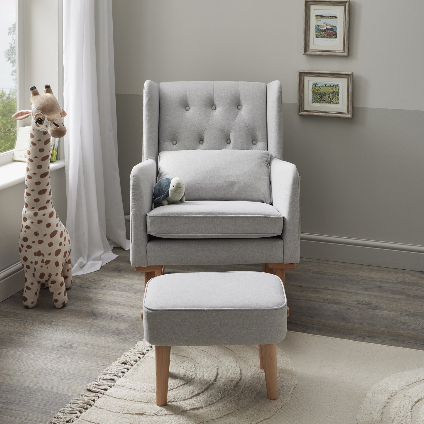 Babymore Lux Nursing Chair & Footstool