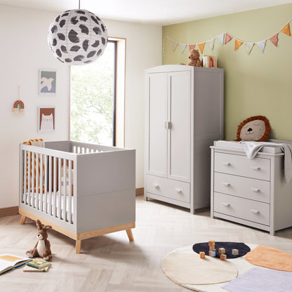Babymore Mona Mini 3 Piece Nursery Room Furniture Set