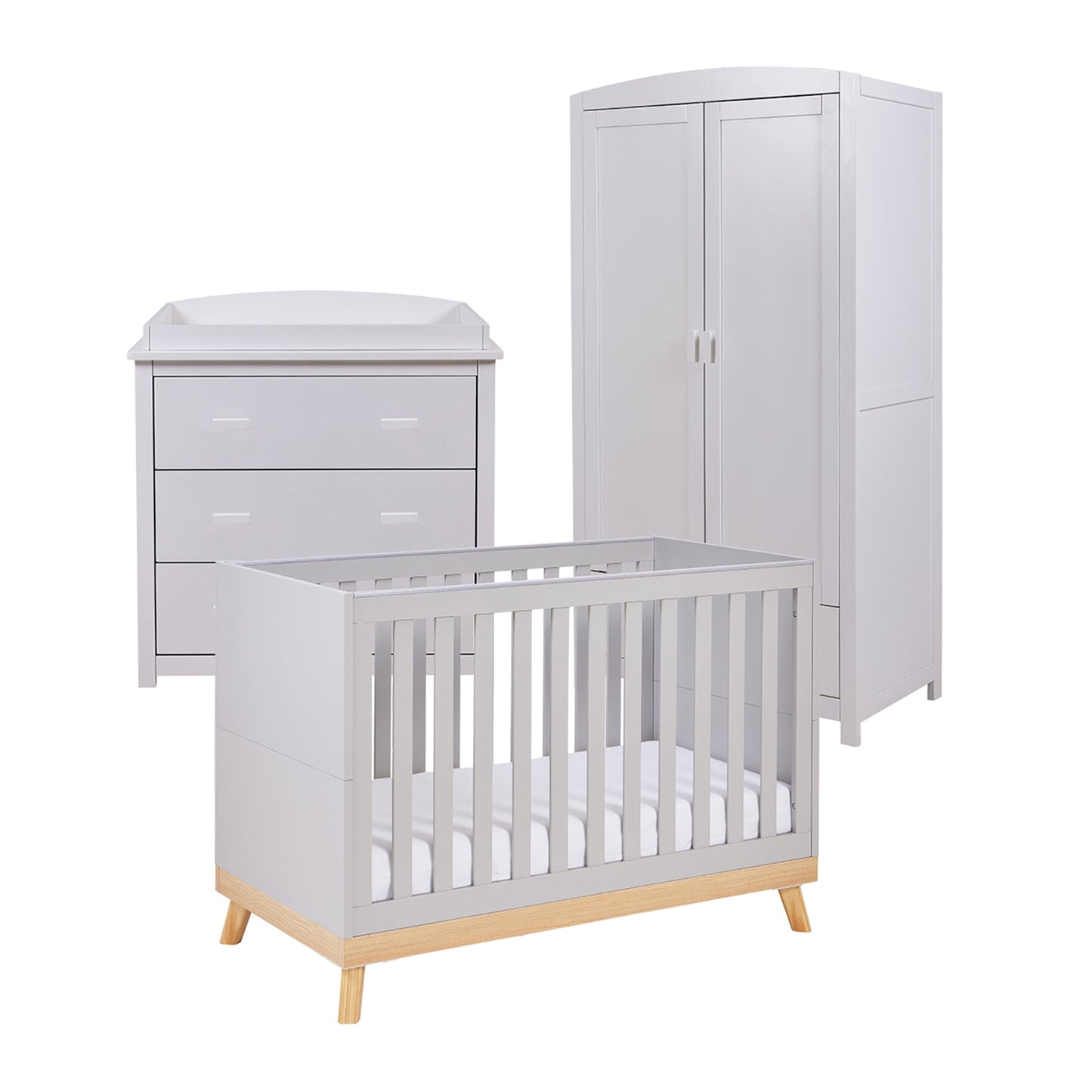 Babymore Mona Mini 3 Piece Nursery Room Furniture Set