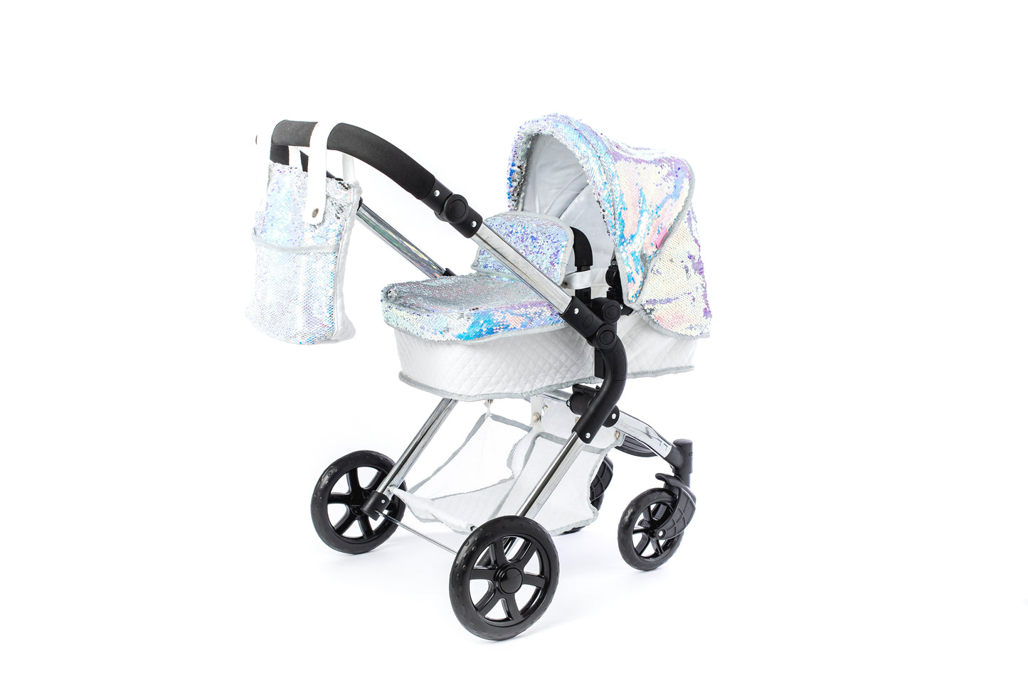 Roma Polly Single Dolls Pram- Mermaid