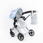 Roma Polly Single Dolls Pram- Mermaid