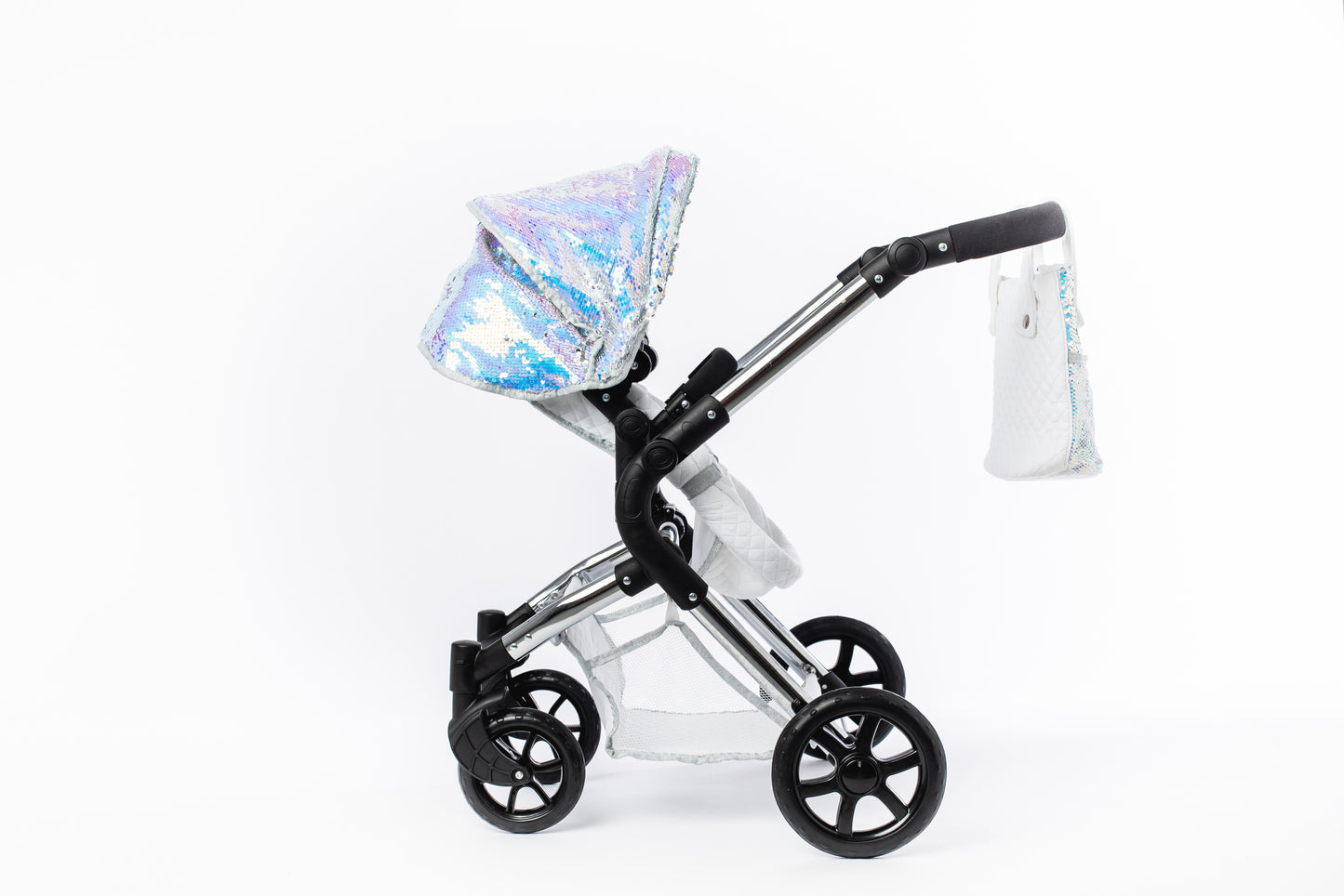 Roma Polly Single Dolls Pram- Mermaid