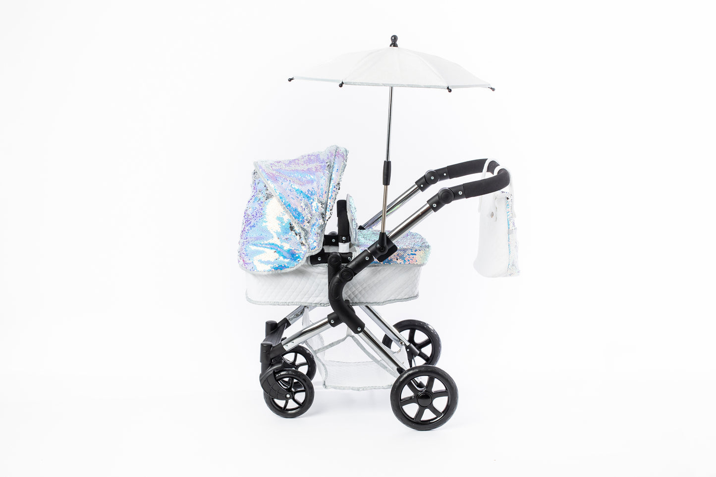 Roma Polly Single Dolls Pram- Mermaid