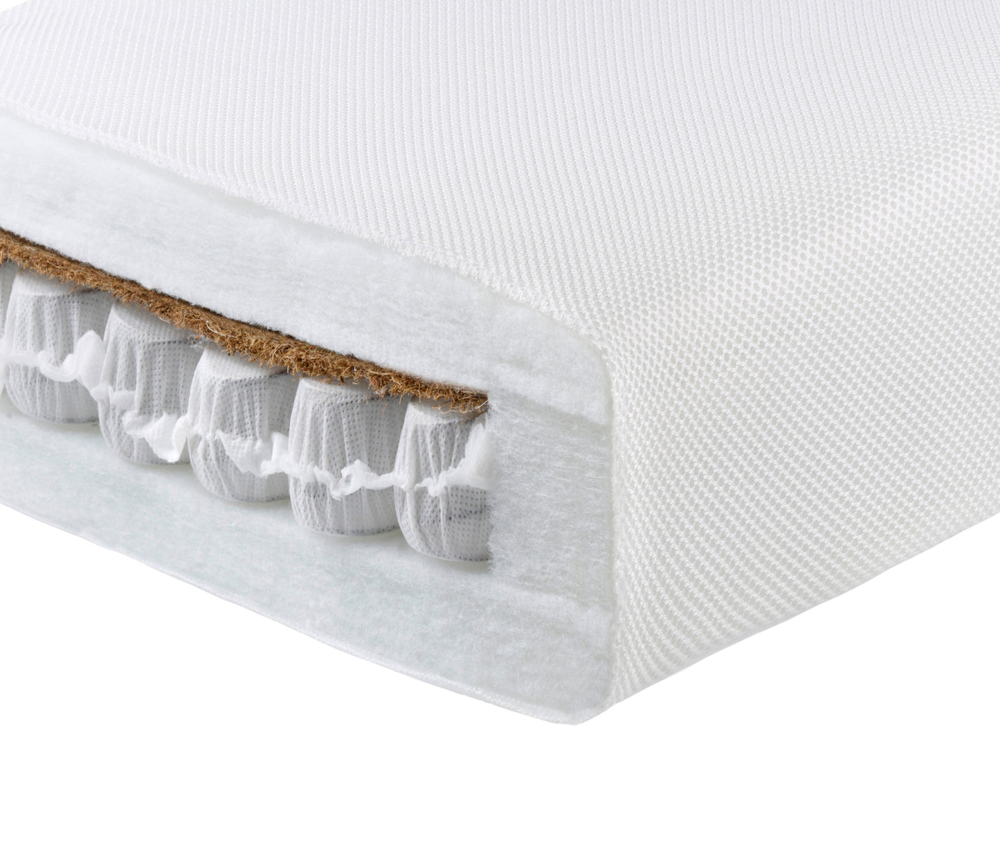 Babymore Premium Core Pocket Sprung Cot Bed Mattress 120 x 60 x 10 CM