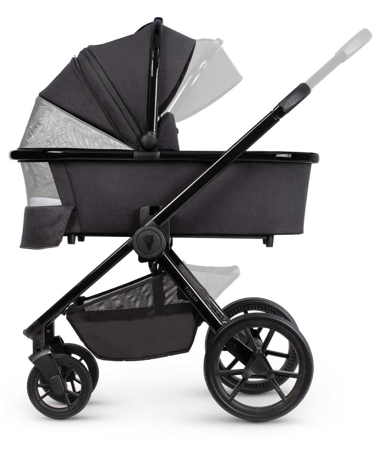 Venicci Tinum Edge SE Pram Pushchair Travel System Raven Black