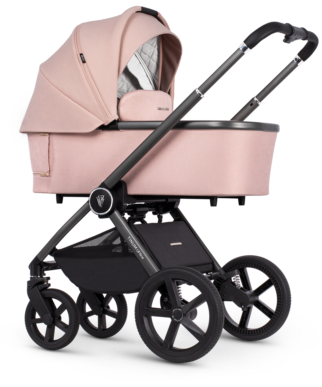 Venicci Upline Pram Pushchair Travel System Misty Rose