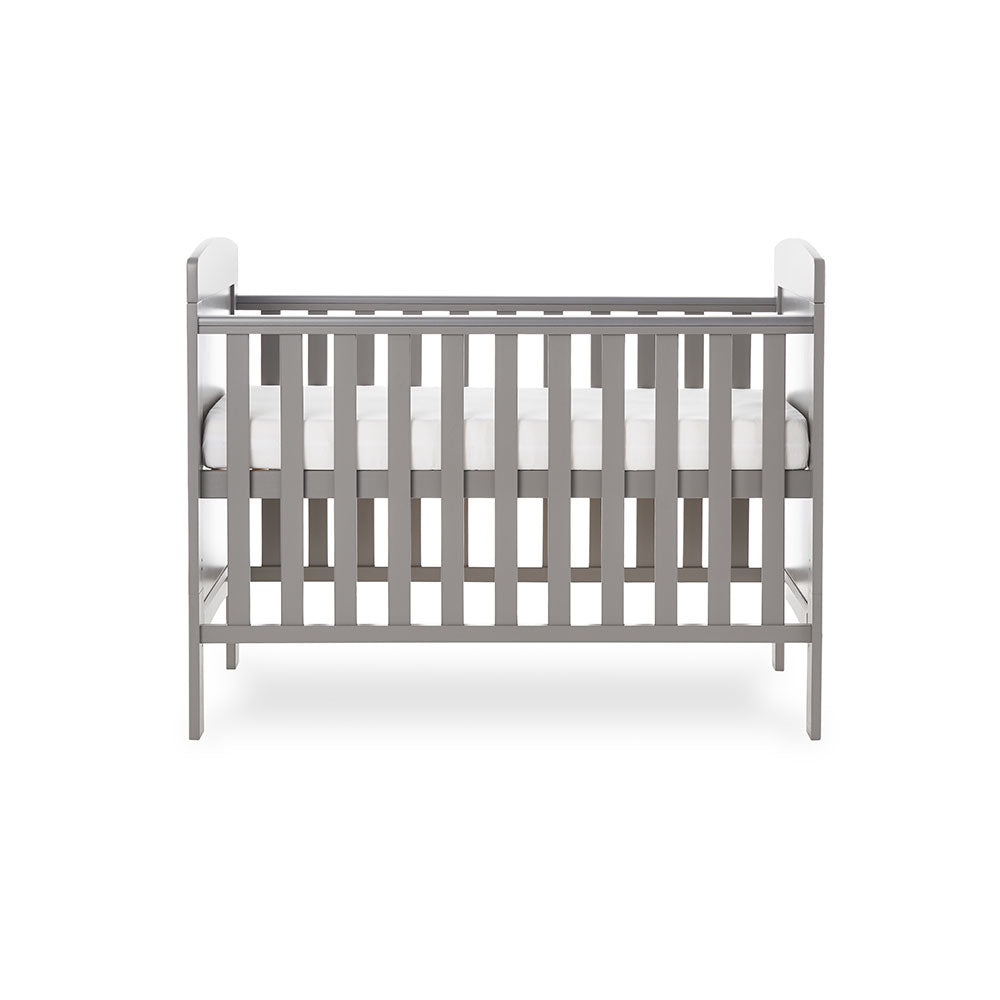 Obaby Grace Mini Cot Bed - Taupe Grey