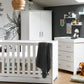 Obaby Nika 3 Piece Nursery Room Furniture Set & Underdrawer