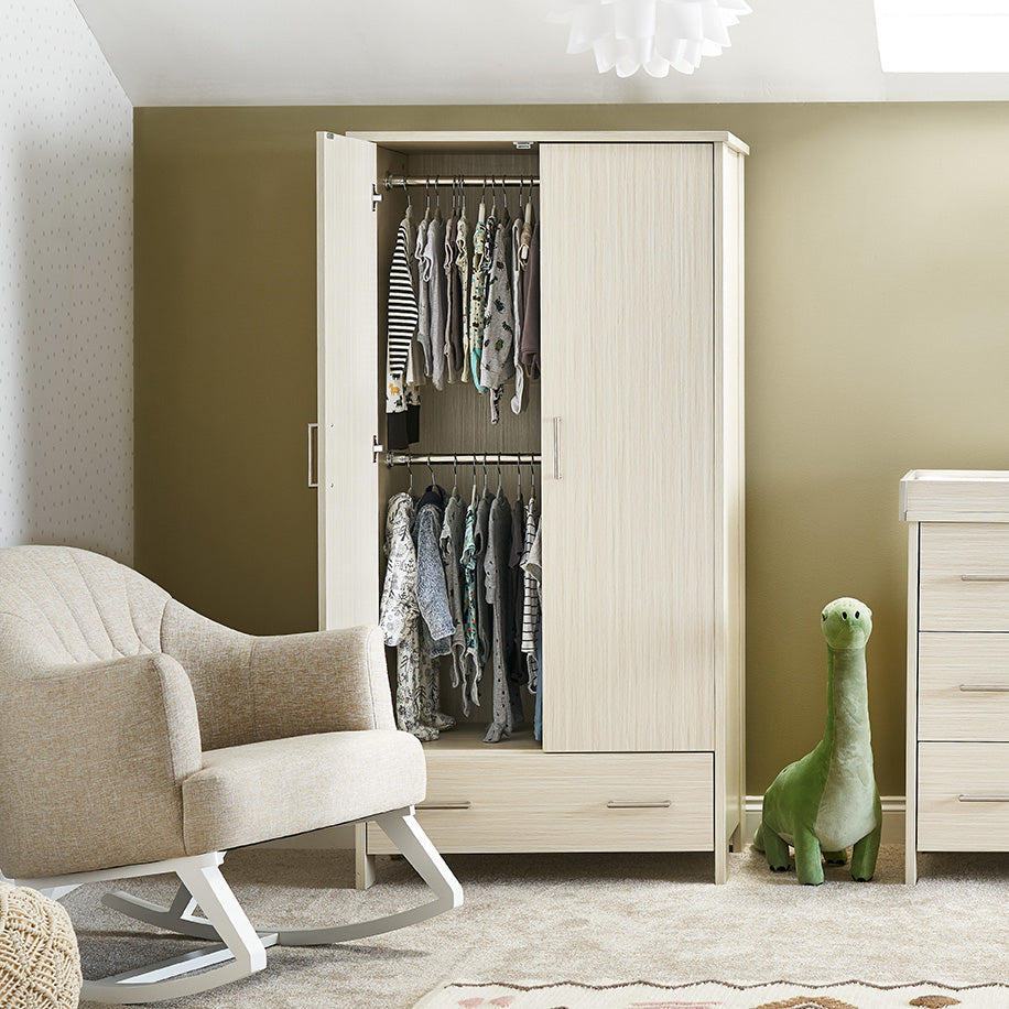 Obaby Nika Double Nursery Wardrobe