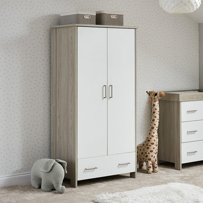 Obaby Nika Double Nursery Wardrobe