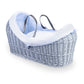 Clair De Lune Stars & Stripes Grey Wrapover Noah Pod Moses Basket