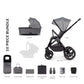 Venicci Upline Pram Pushchair Travel System Slate Grey