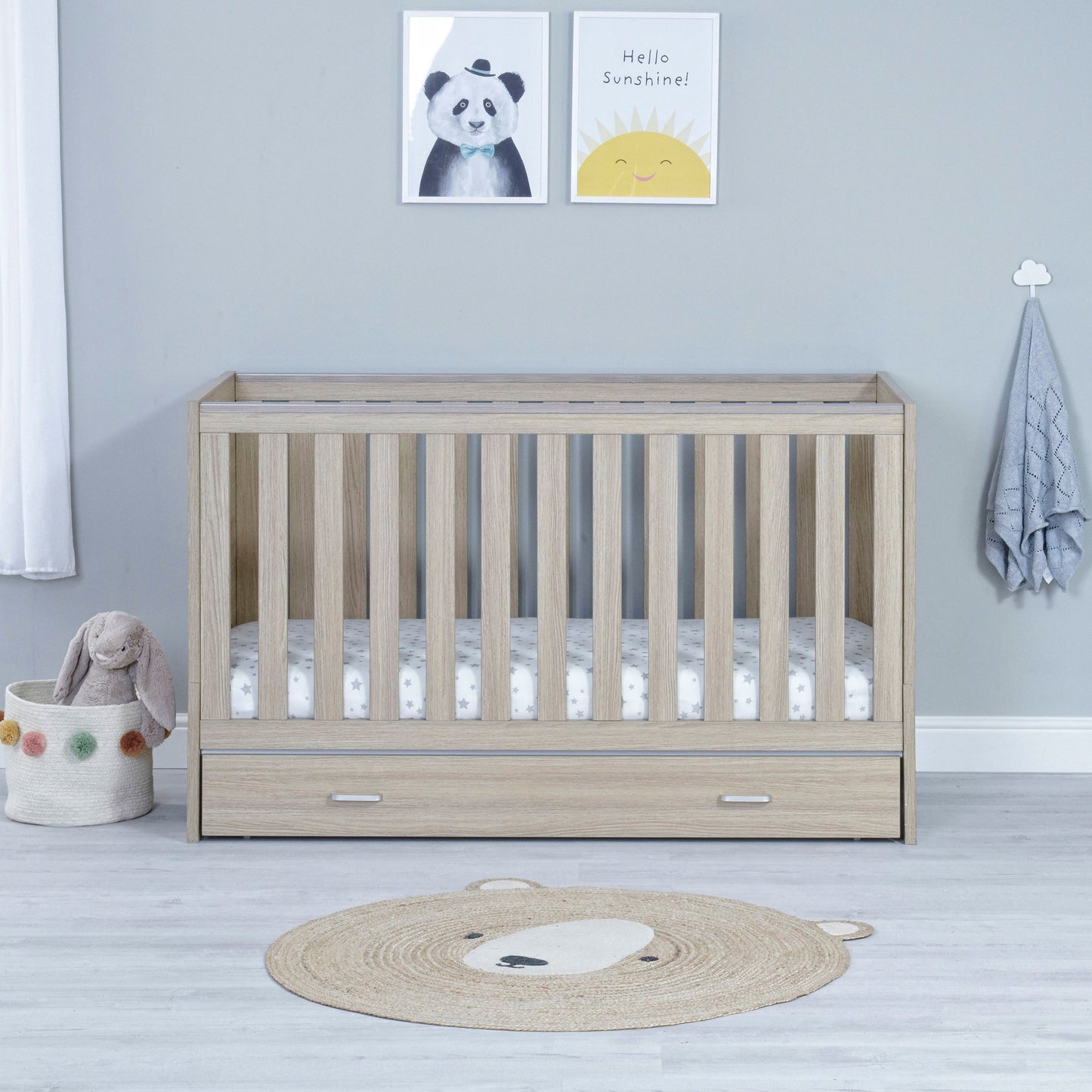 Babymore Veni Cot Bed & Drawer