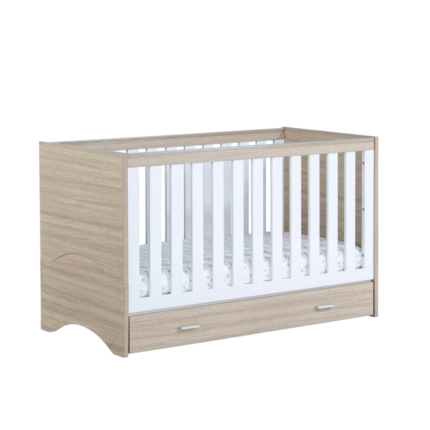 Babymore Veni Cot Bed & Drawer