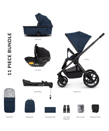 Venicci Tinum Edge Pram Pushchair Travel System Ocean