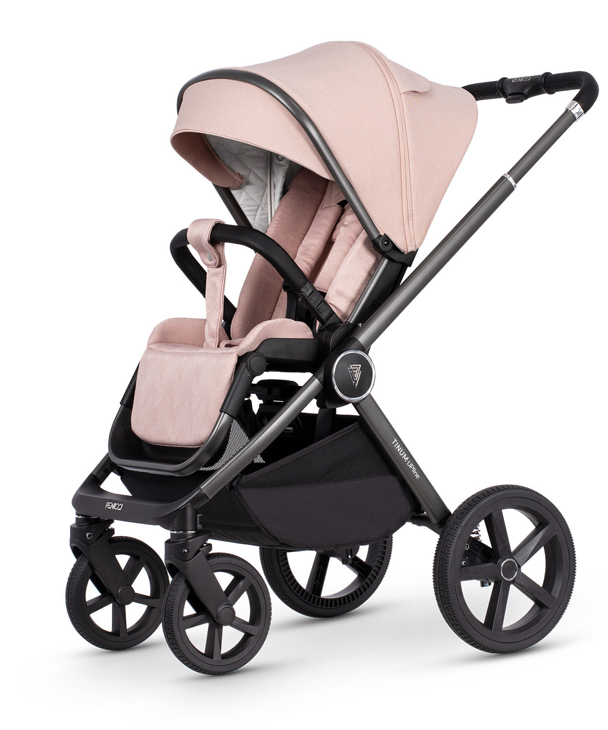 Venicci Upline Pram Pushchair Travel System Misty Rose